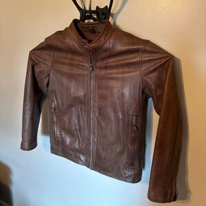 Marc New York Moto Leather Jacket Large